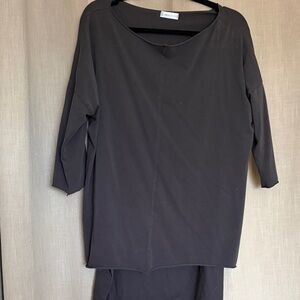 Elegant Grey Women's Top